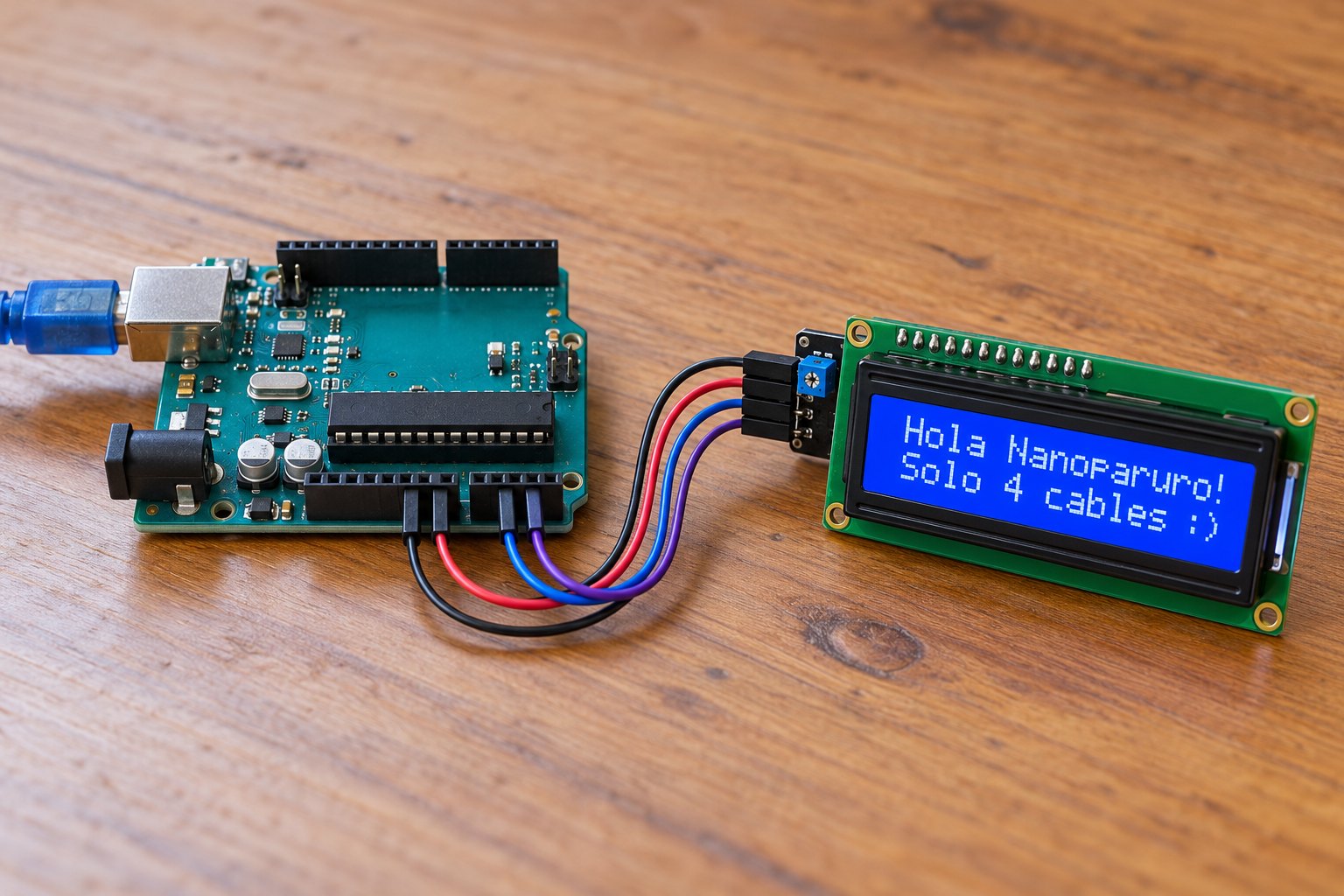Pantalla LCD 16x2 con módulo I2C (PCF8574): qué es I2C y cómo conectarla a Arduino