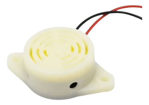 Buzzer de 3-24 VDC 30x15mm con Cablecillo, Sonido Continuo