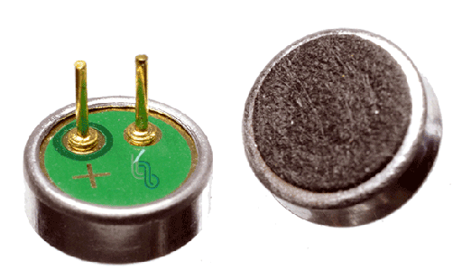 Microfono Electret 6x2.2mm con pines