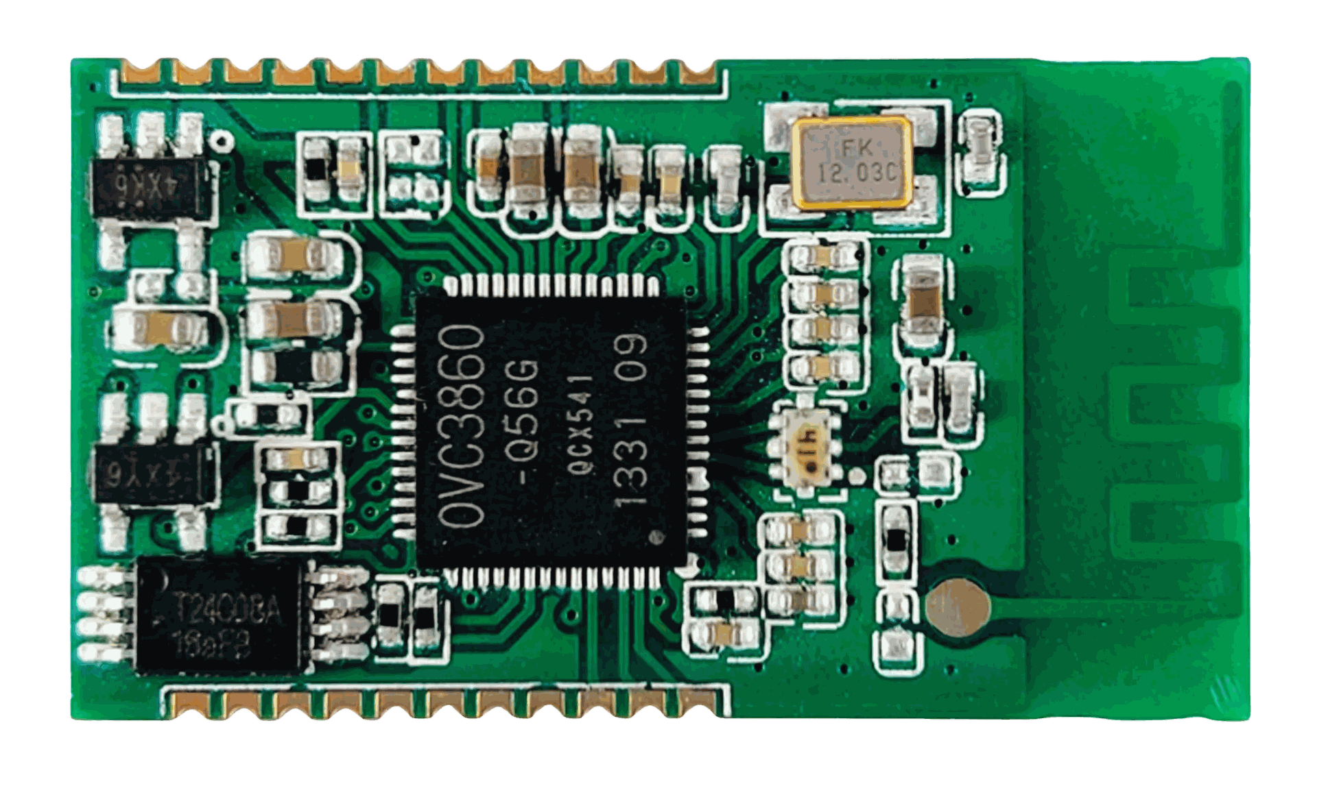 Bluetooth de audio stereo, modulo en PCB