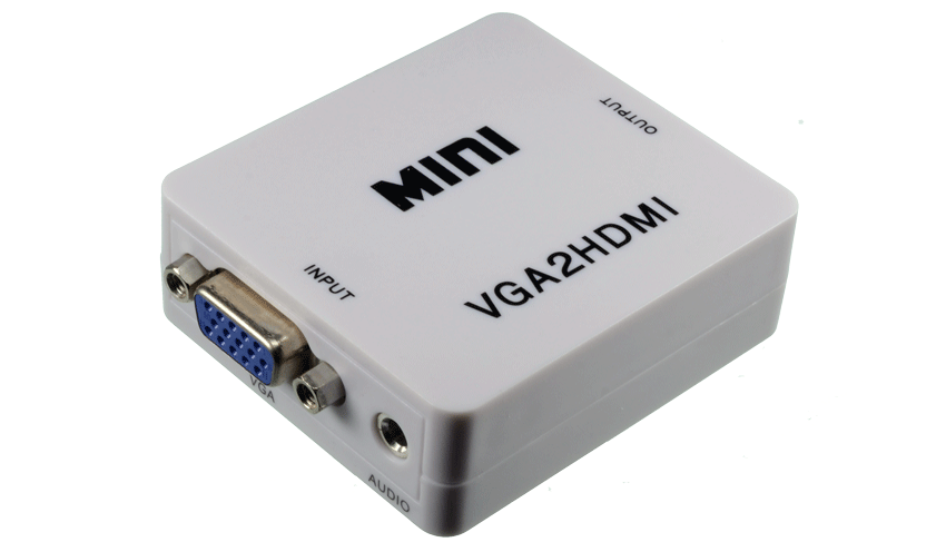 .Conversor de video VGA a HDMI mini con audio (VGA2HDMI)