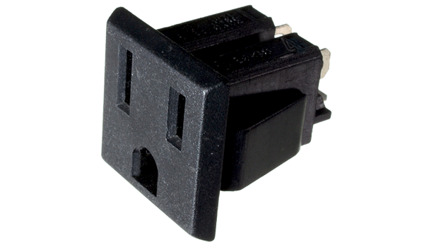 .Jack Power con Toma Tierra para chasis (P-523)