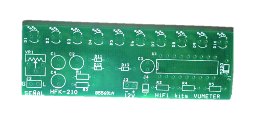 .Circuito Impreso VU METER (HFK-210 IMP)