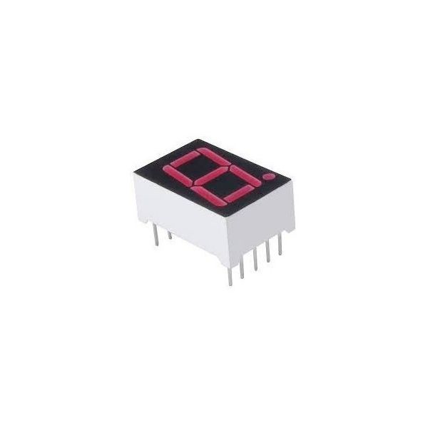 Display Catodo Comun 7 segmento patas largas (ELS-6780R)