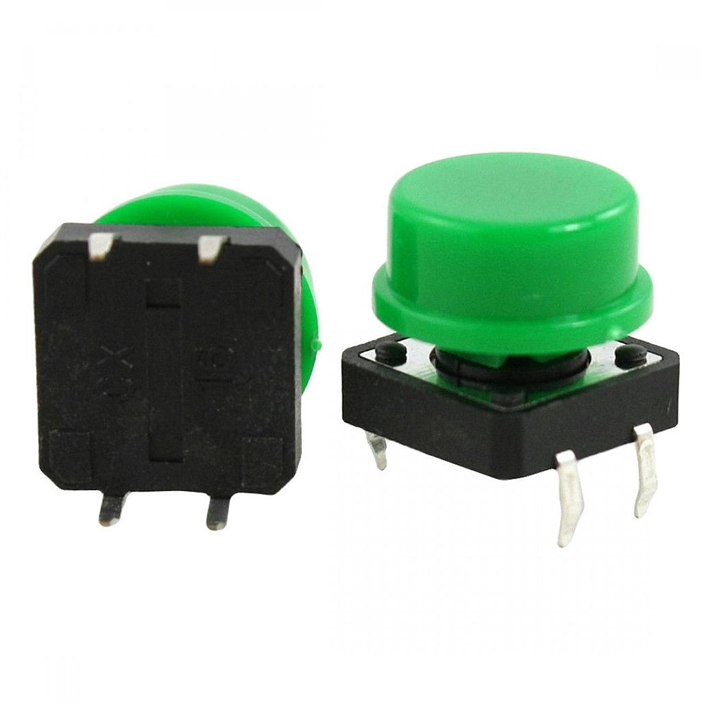 *Tact switch 4 pin 12x12 con perilla (T-12X12-COLOR)