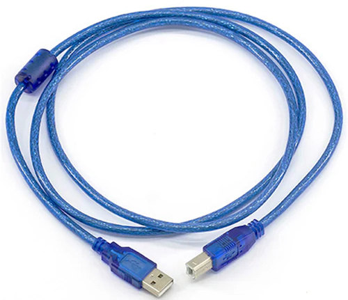 .Cable USB 2.0 para Impresora A macho a B macho azul de 1.8 metros (USB-180AB)