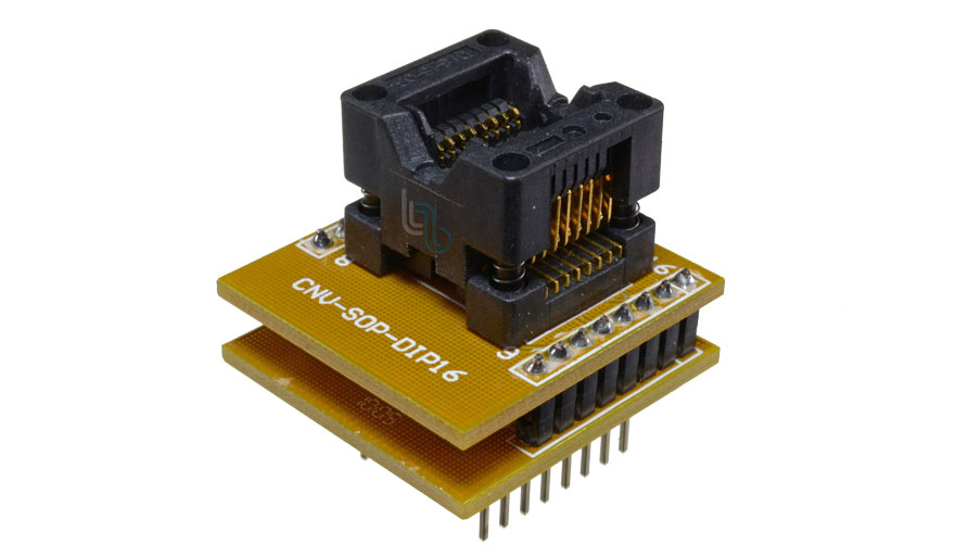 .Adaptador SOP-16 A DIP con impreso (CNV-SOP-DIP16)