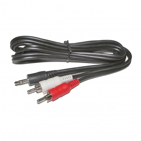 .Cable 2 RCA a 1 plug 3.5mm de 1.5m (RCA152-PLUG352)ld