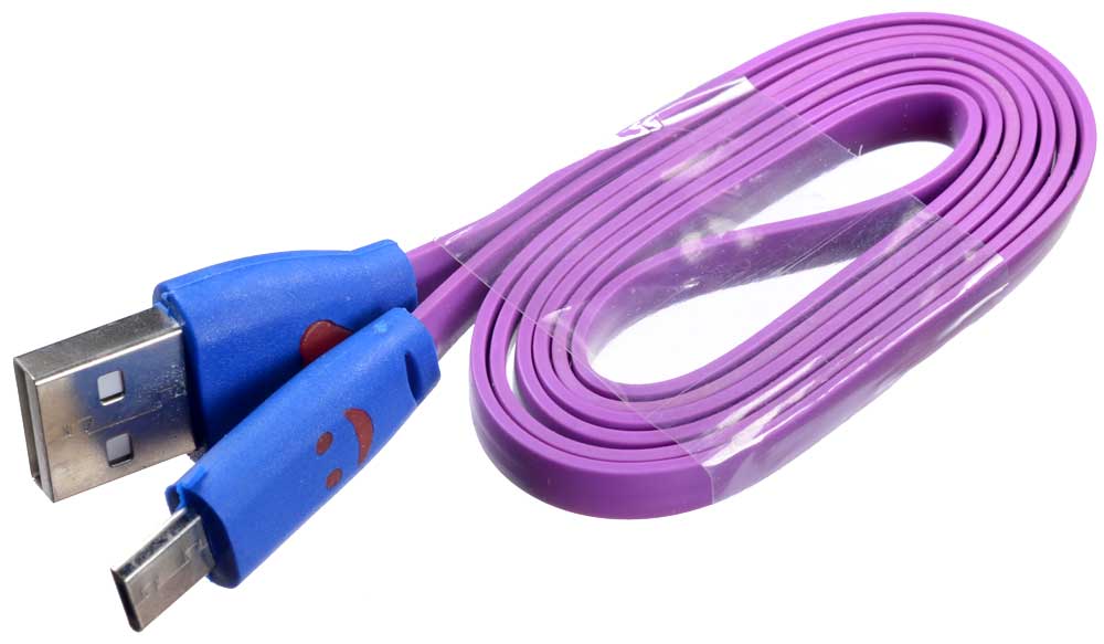.Cable USB micro con led para celular (USB-Micro-LT)