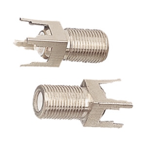 .Conector coaxial tipo F para placa