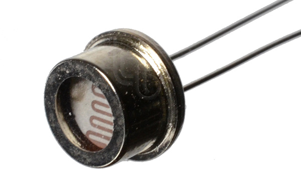 .Fotoresistencia de 12mm LDR de 5 a10K Cubierta metálica, Resistencia dependiente de la Luz