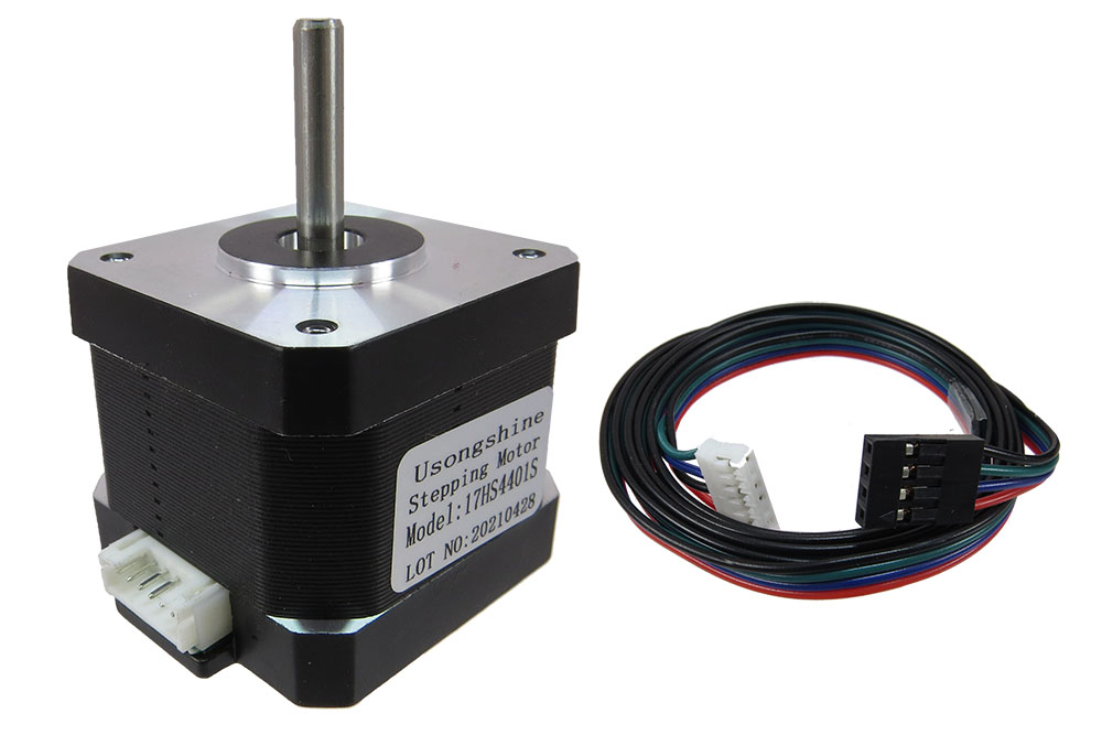 .NEMA17 Motor de Pasos Bipolar 17HS4401S Usongshine de 4 cables Voltaje nominal: CC 3,6 V