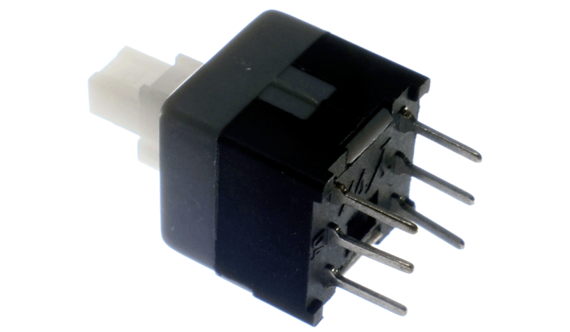 .Tact switch 6 pines interruptor sin enganche (T8X8-S)