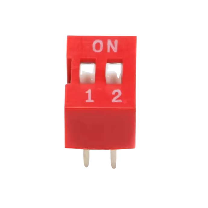 Dip Switch Rojo 2.54mm