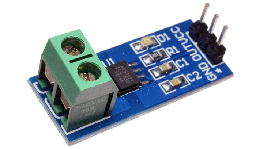 .Sensor de corriente efecto Hall de 20Amp. en PCB (ACS712-20)