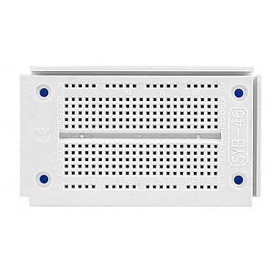 .Protoboard blanco de 270 puntos en blister 90x53mm (SYB-46)