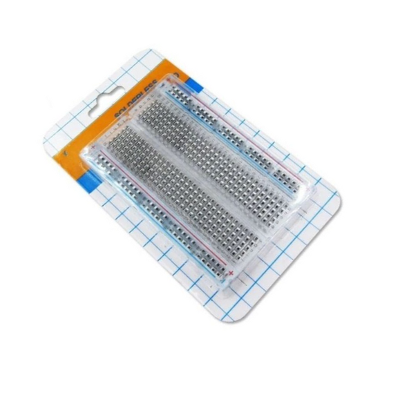 .Protoboard transparente de 400 puntos en blister (SB-8356)