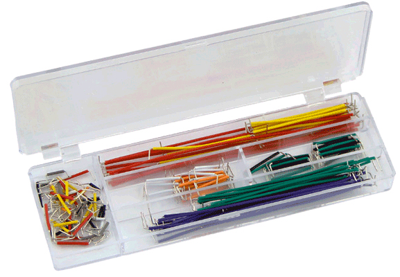 Kit de Cables Jumper, Tamaños Variados 120 pzs en Caja plastica - Cables para Protoboard