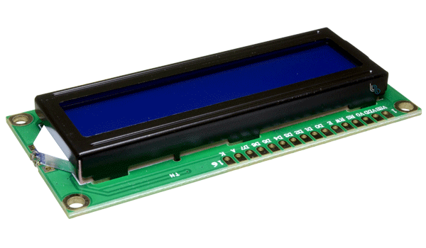*LCD-216 Display Alfanumerico LCD de 2x16 Caracteres 1602A Driver HD44780