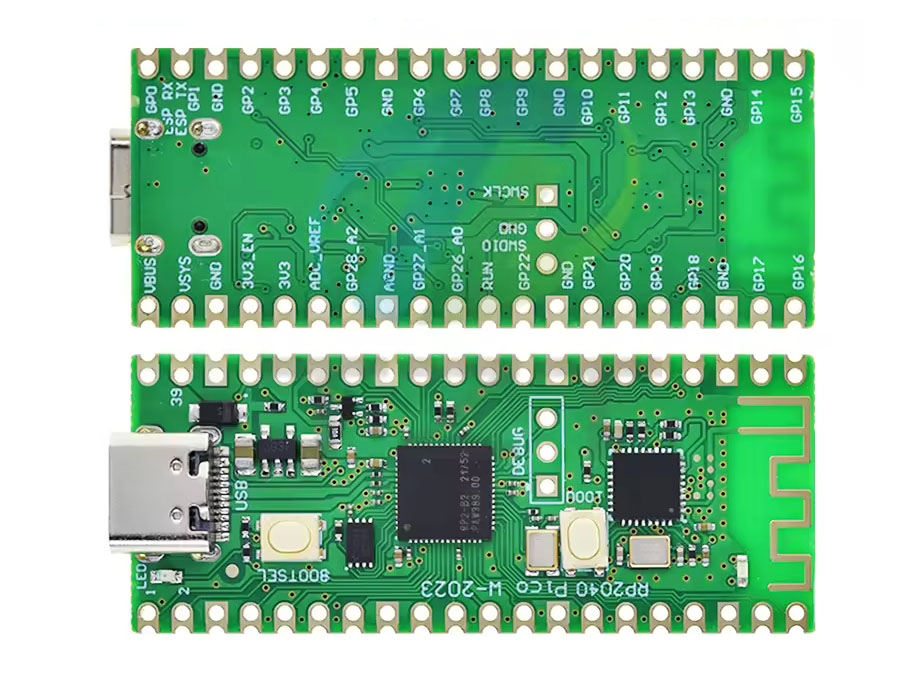 *Raspberry PI Pico RP2040 modulo de desarrollo con entrada C (clon)