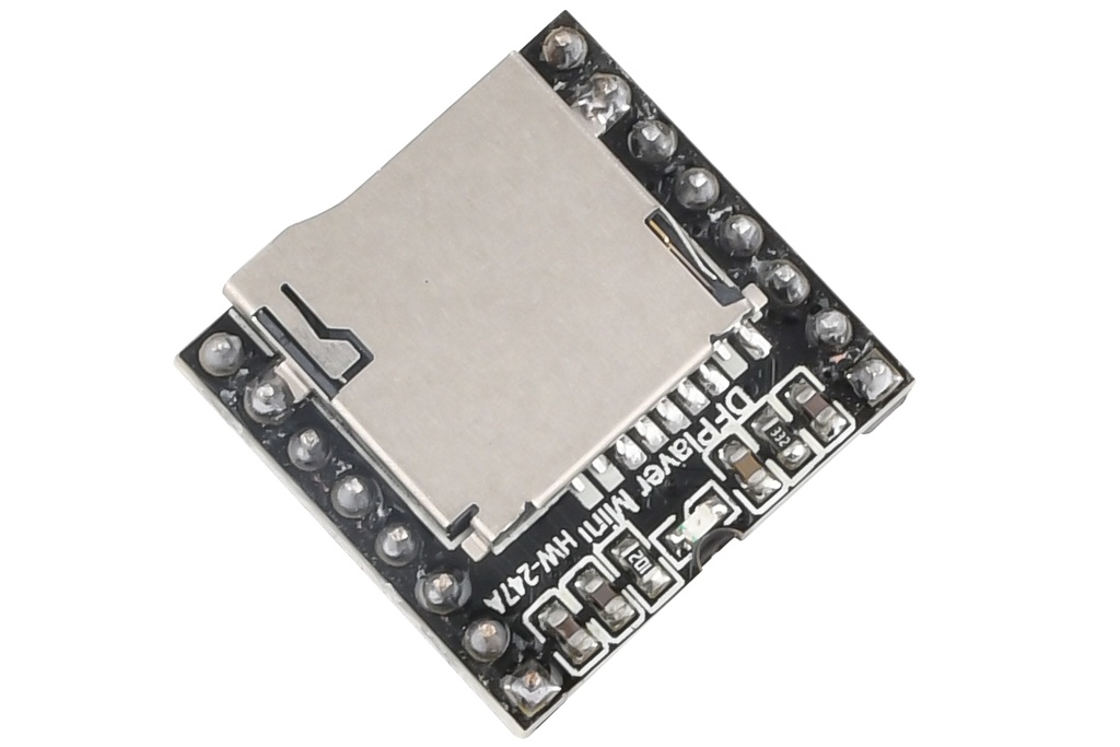 *DFPlayer-Mini reproductor MP3 DF, compatible con tarjeta TF, IO/puerto Serial (HW-247A)