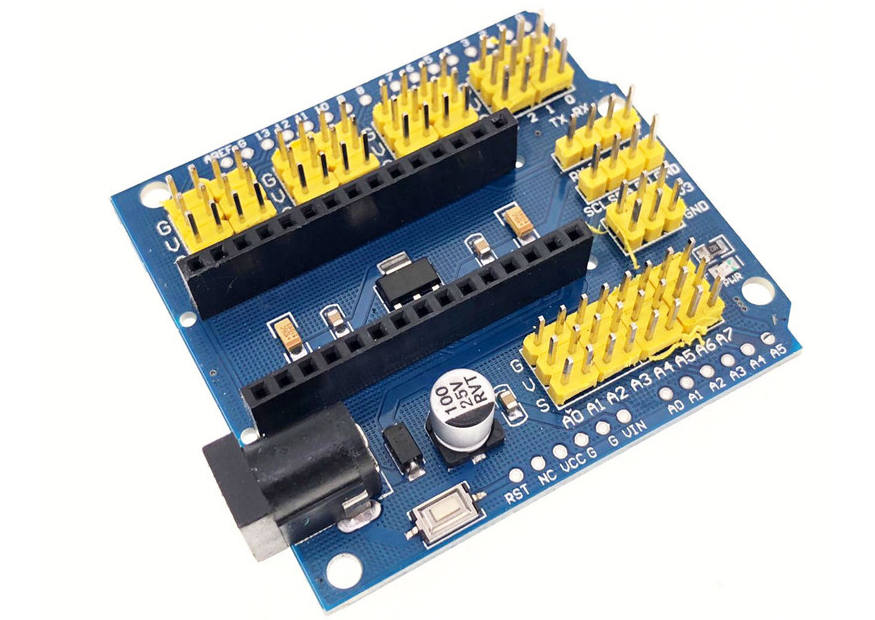 .Tarjeta de Expansion para Arduino Nano Shield Adaptador de Terminales de Conexion para Arduino Nano (ARD-DK003)