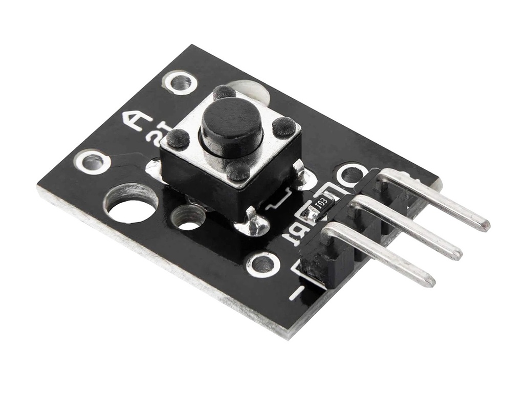 Modulo Boton Pulsador con Tact Switch para Arduino (KY-004)