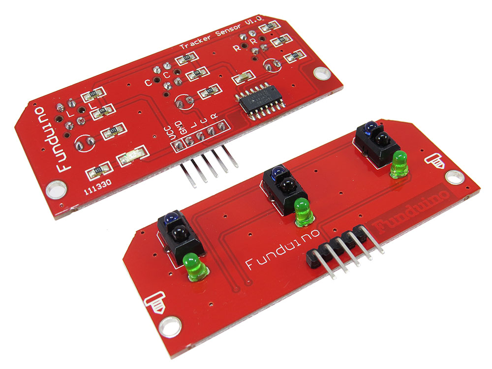 Seguidor de linea en modulo 3XTCRT5000