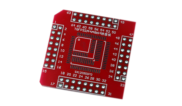 Placa Impresa TQFP32/44/48/64PIN A DIP, ADAPT (PCB64-3636)