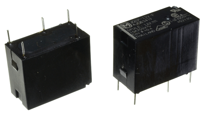 .Rele 12VDC 10A un contacto (JQ1P-12V-F)