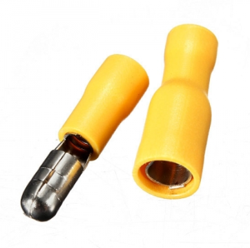 .Terminal 12-10 AWG Bala macho aislado (MPD5.5-195)