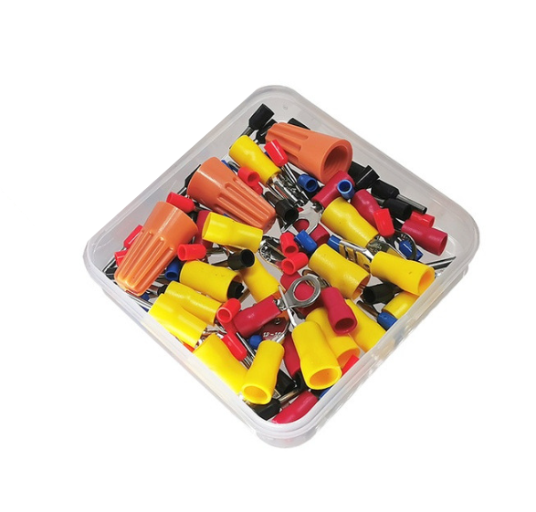 Kit de terminales Aislados y Protector Roscado 78pzs variados (T09K)