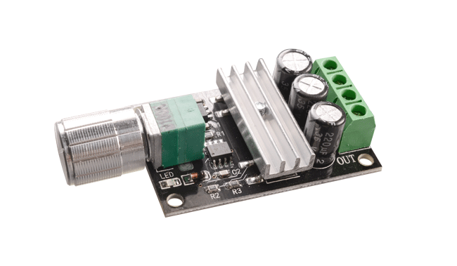 *Controlador de Velocidad de Motor PWM (PWM-Mot3A)