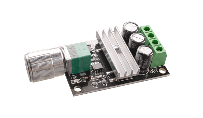 Controlador de Velocidad de Motor PWM (PWM-Mot3A)