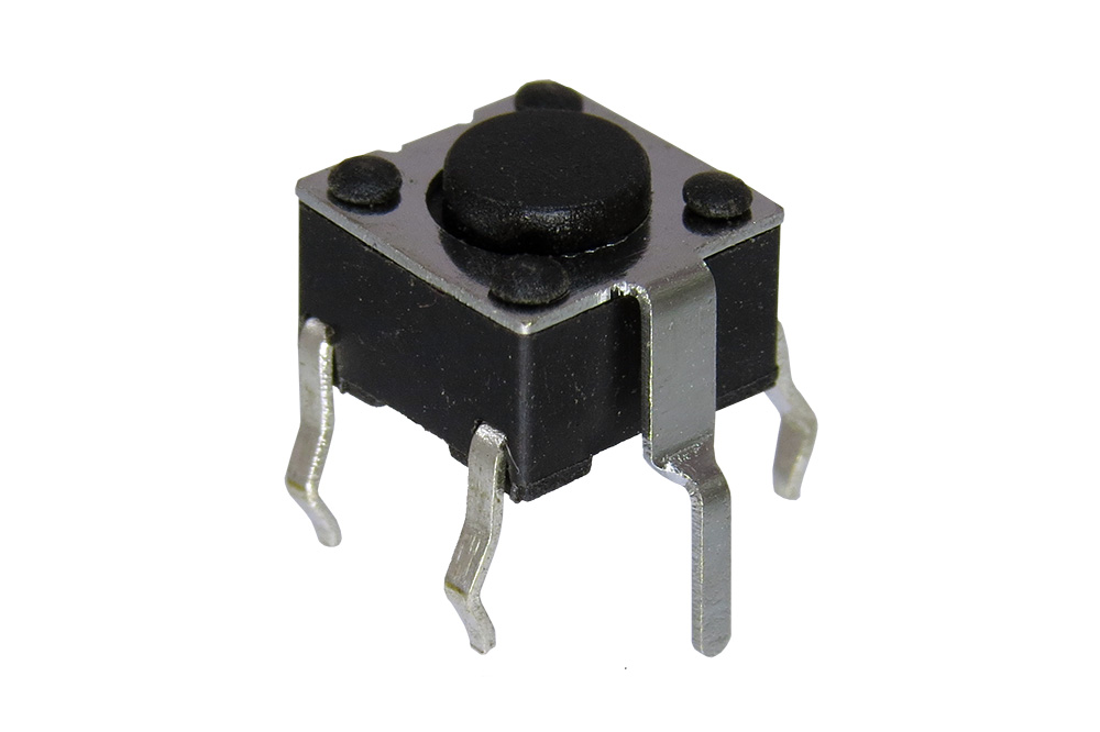 .Tact switch 5 pines 6x6 4.5mm cuadrado (T-6X6-4H5-5P)