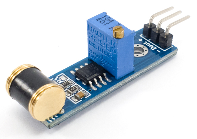 Modulo 801S Sensor de Vibracion, Altamente Sensible Detector de Vibracion para Arduino (801S)