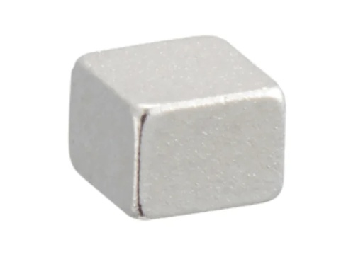 Iman de Neodimio de 4x4x4mm N35 NdFeB Permanente Pequeño Cubo Iman Súper Potente