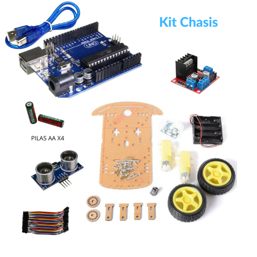 Kit Chasis Robot Arduino 2WD