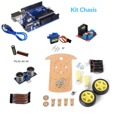 Kit Chasis Robot Arduino 2WD