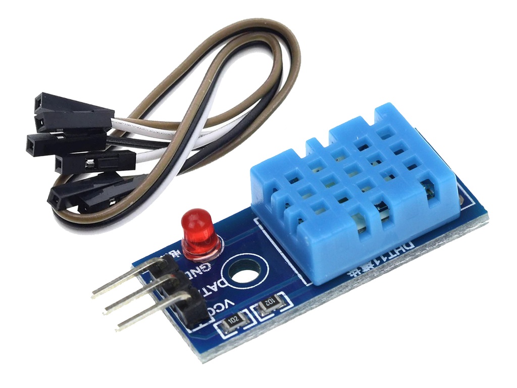*DHT11-LED Sensor de Humedad y Temperatura Digital con LED indicador