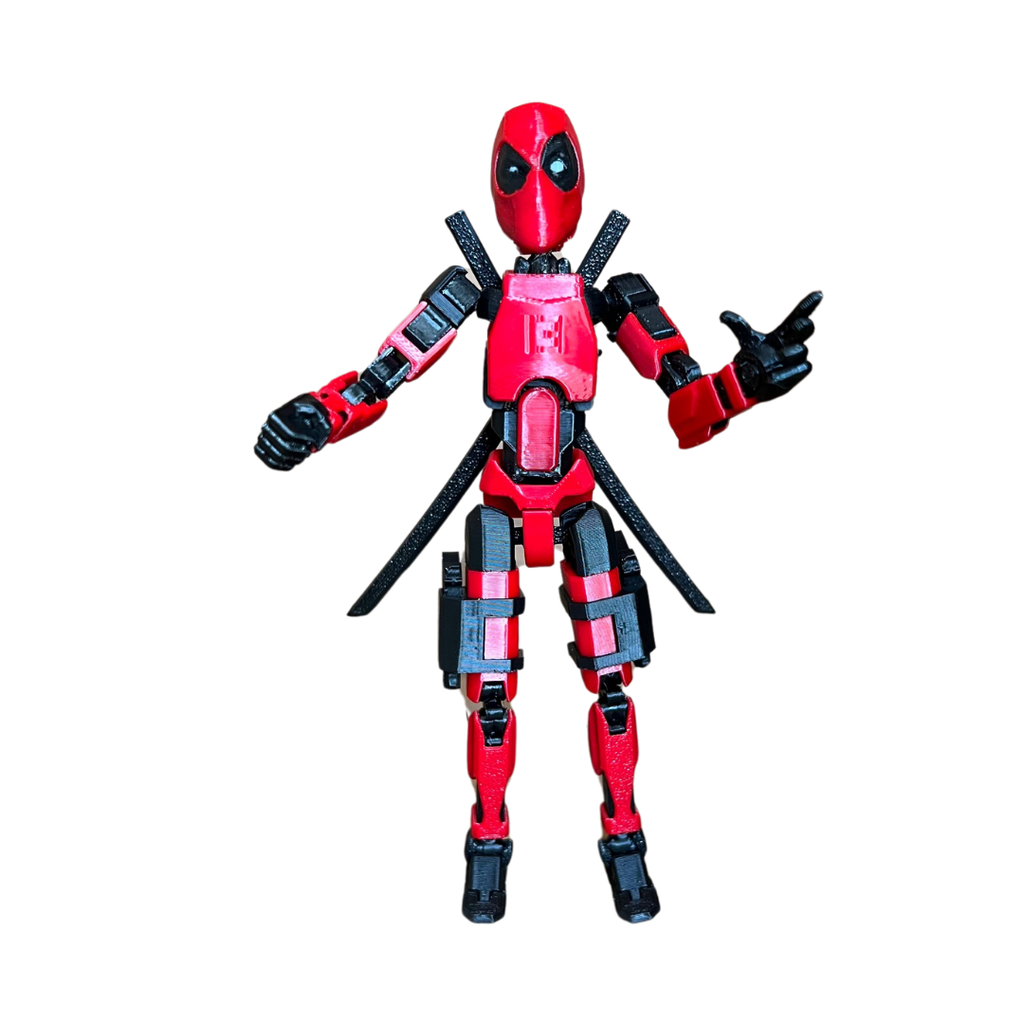 .Muñeco Articulado DEADPOOL DUMMY 13 impresion 3D