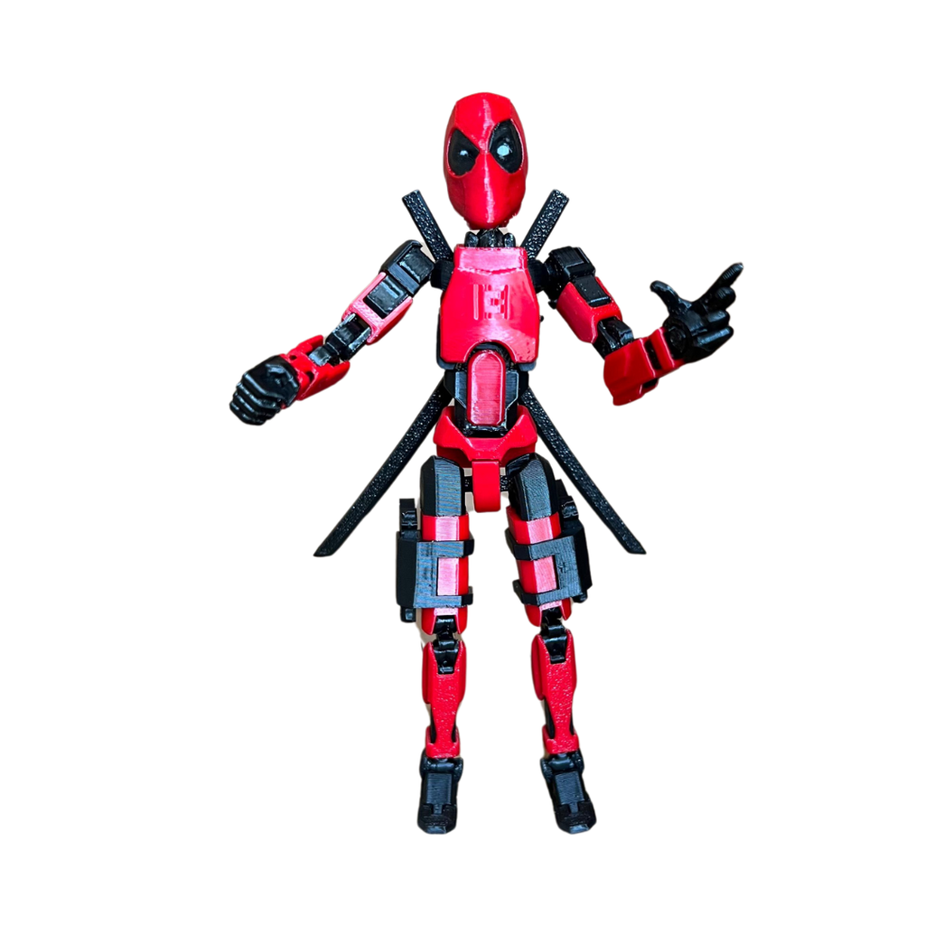 Muñeco Articulado DEADPOOL DUMMY 13 impresion 3D