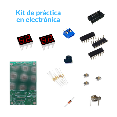 Kit de practica en electronica