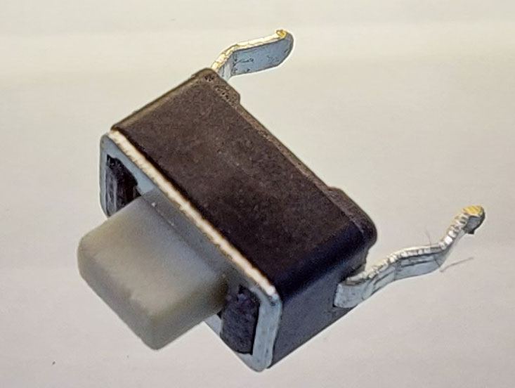 .Tact Switch de 2 pin de 3x6 5mm TH
