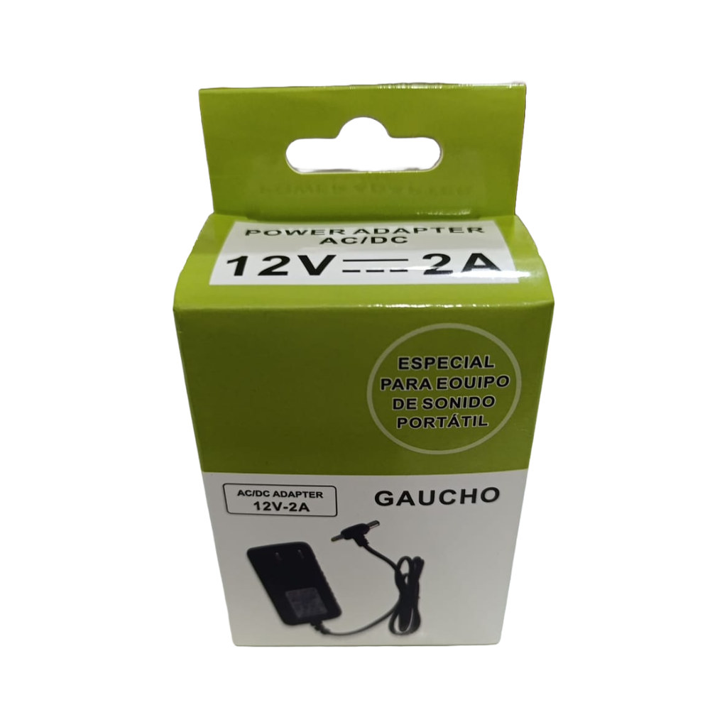 *Adaptador de 12V 2Amp DC