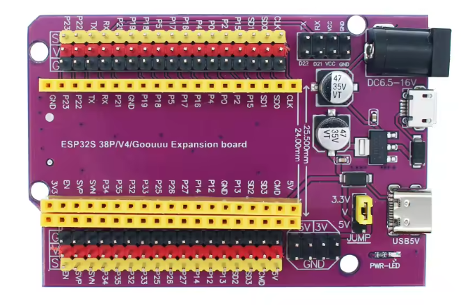 *Modulo de Expansion Shield ESP32 38Pin tipo C