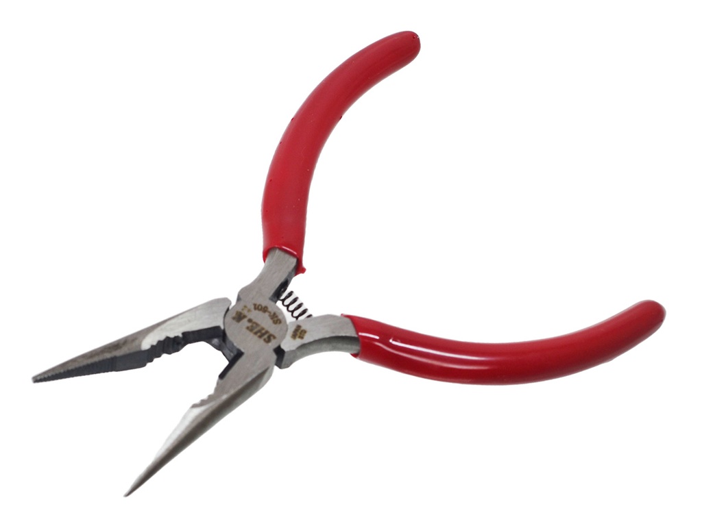 SK-501 Alicate de Punta fina Dentado SHE.K, Material Acero N° 55, longitud: 125 mm