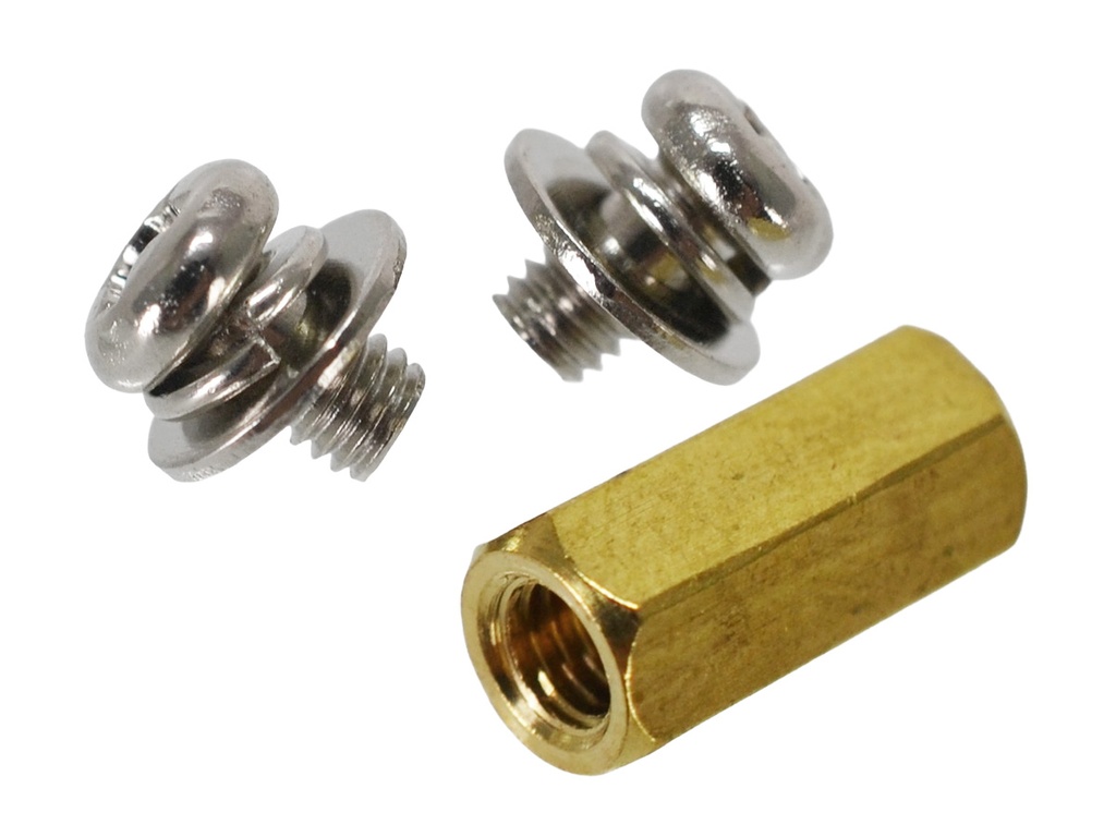 Separador de Bronce Hexagonal M3X10mm Hembra Hembra