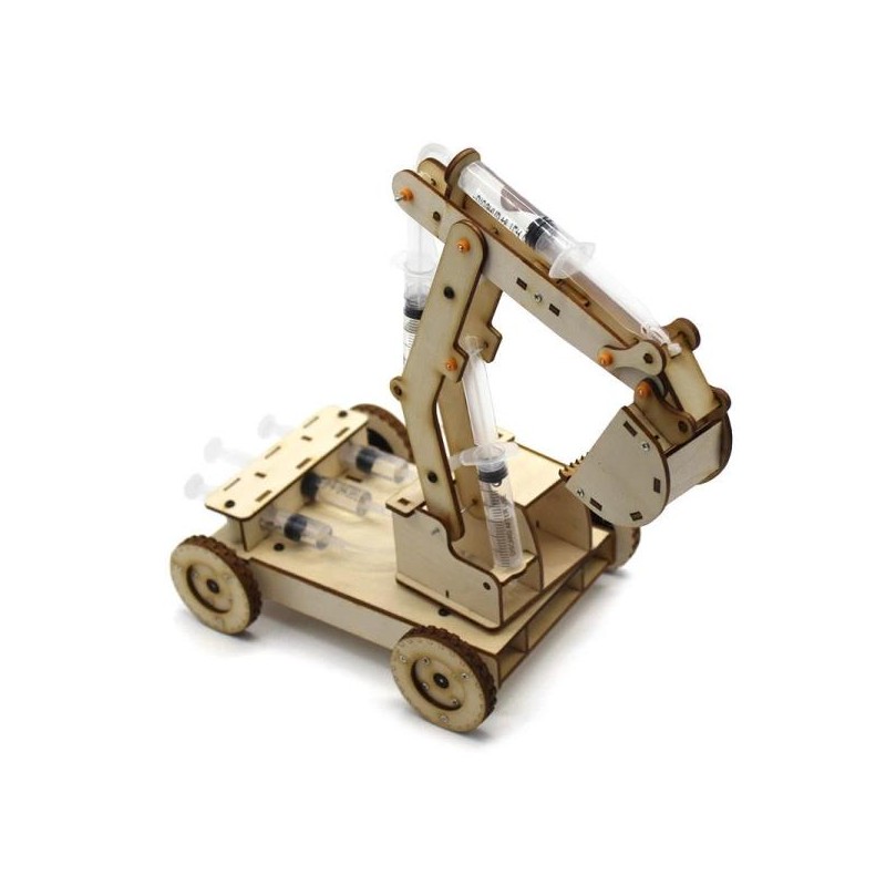 Kit de Retroexcavadora hidraulica para armar DIY MDF