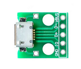 Adaptador Micro usb a dip 5 pines conector